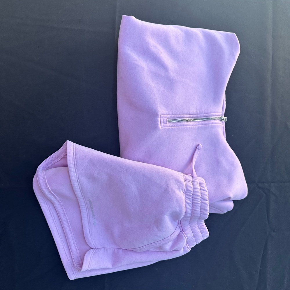 Abercrombie Kids Purple Sweatpants Relaxed Fit Cotton Blend